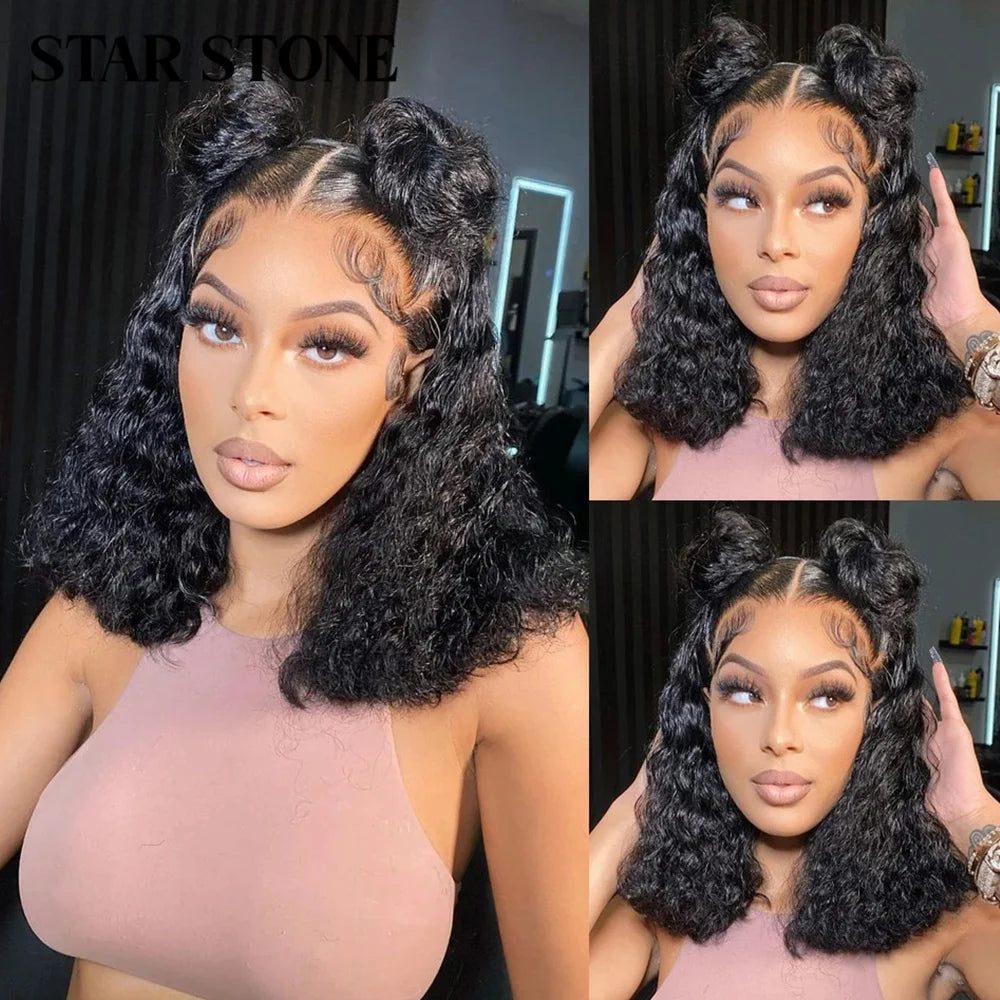 Ready To Wear | 180% Density Deep Wave Glueless HD Lace 13x4 Frontal Wig Pre-Cut