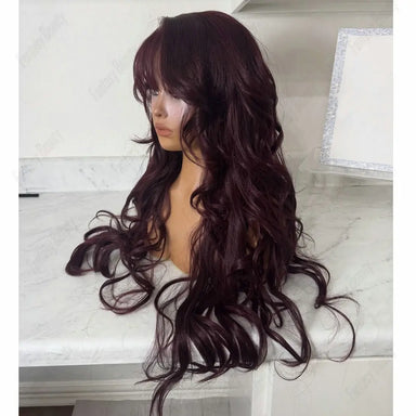 Statement Look | Burgundy 99J Glueless HD Lace 13x6 Frontal fantasy beauty Hair Wig