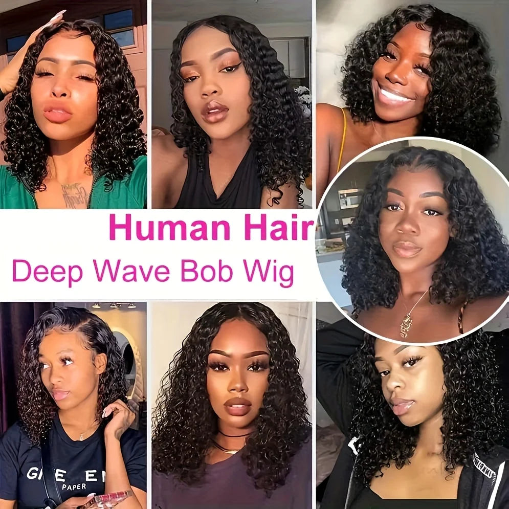 Effortless Waves | 200% Density Water Wave Glueless HD Lace 13x4 Frontal Wig Pre-Cut