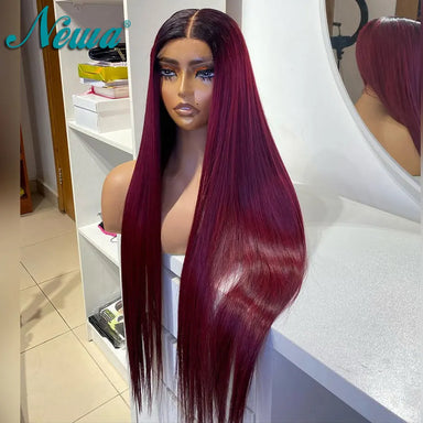 Rich Color | Burgundy 99J Glueless HD Lace 5x5 Closure Wig
