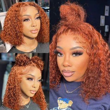 Effortless Waves | Ginger Water Wave Glueless HD Lace 13x4 Frontal Wig