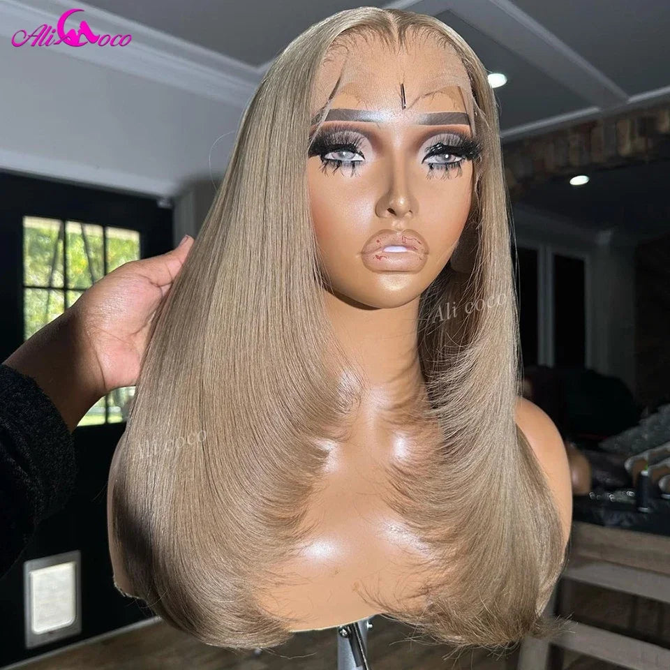 Polished Look | Straight Glueless HD Lace 13x6 Frontal ali coco Wig
