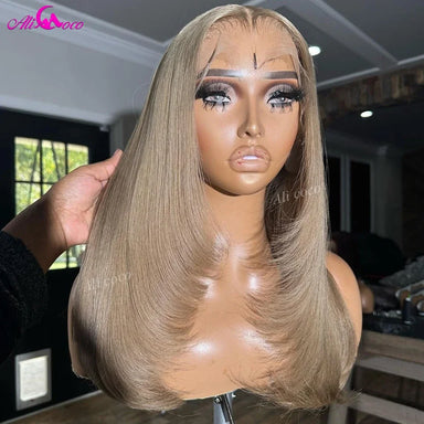 Polished Look | Straight Glueless HD Lace 13x6 Frontal ali coco Wig