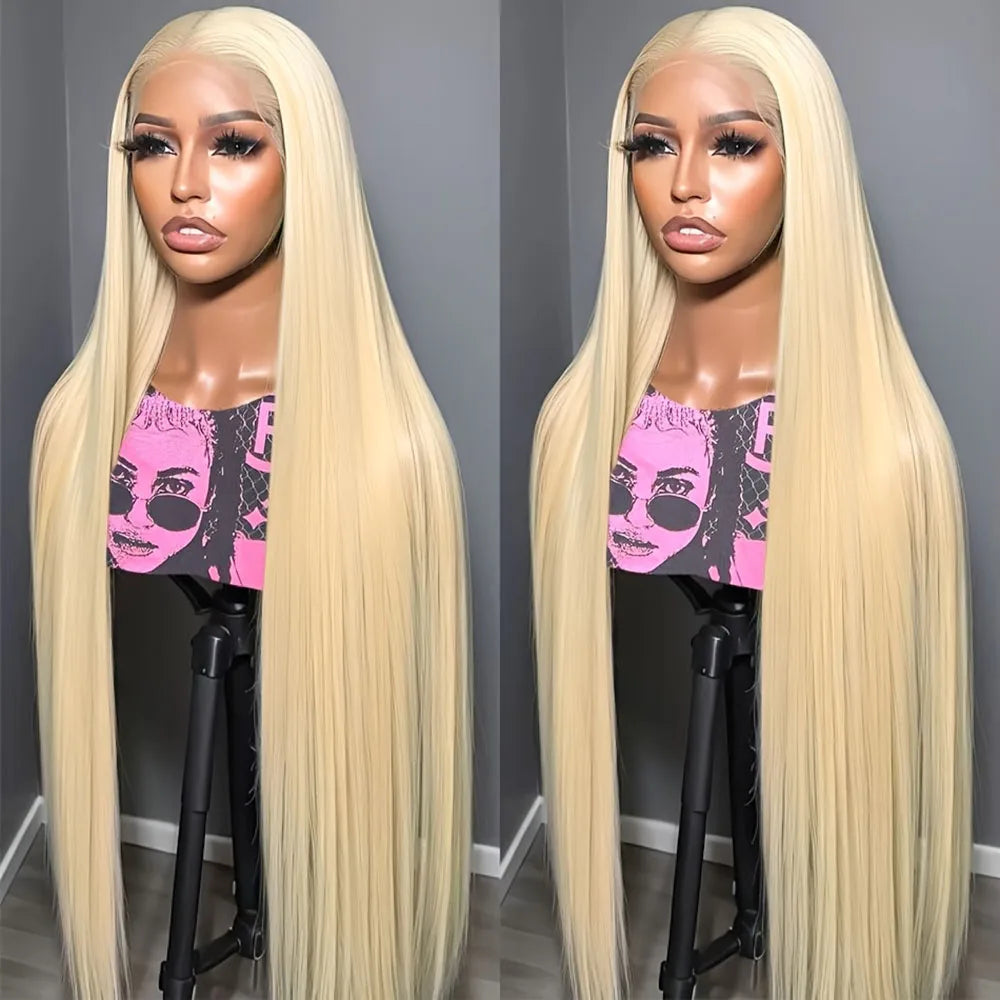 Blonde Vibes | 613 Blonde Glueless HD Lace 13x6 Frontal Wig Pre-Cut