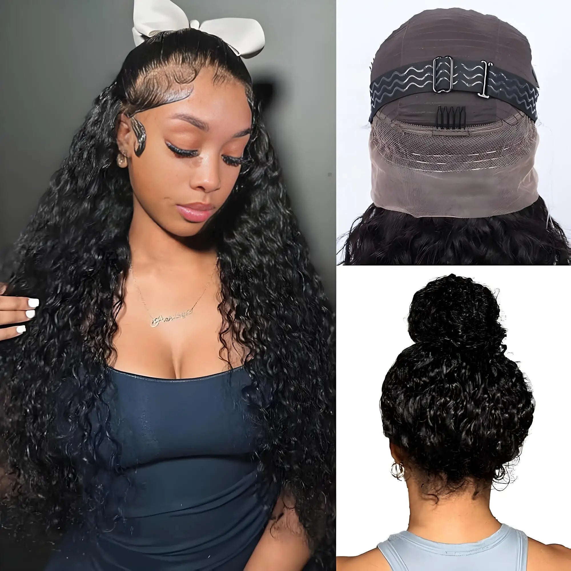 Natural Kinks | 250% High Density Kinky Curly Glueless HD Lace 360 Lace Wig Pre-Cut