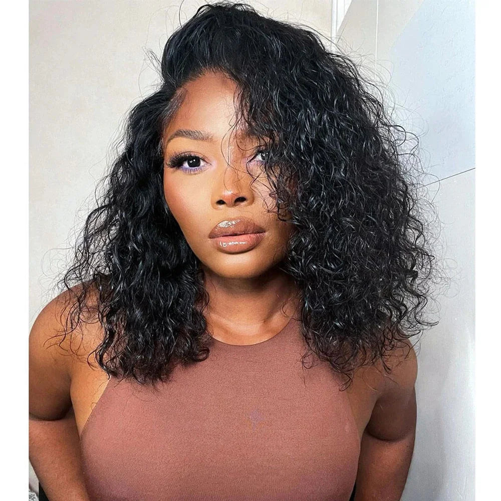 Throw On & Go | 200% Density Water Wave Glueless HD Lace 13x4 Frontal Duolux Hair Wig