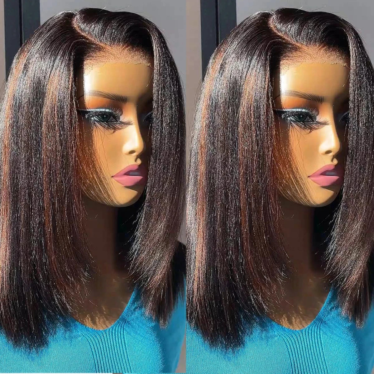 Trending Now | Brown Highlight 400% Super Density Highlight Glueless HD Lace 13x6 Frontal Wig