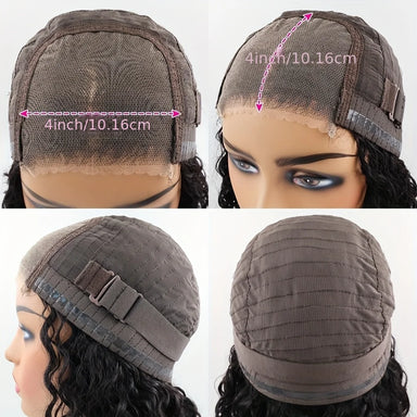 Curl Goals | 180% Density Kinky Curly Glueless HD Lace 4x4 Closure Wig Pre-Cut