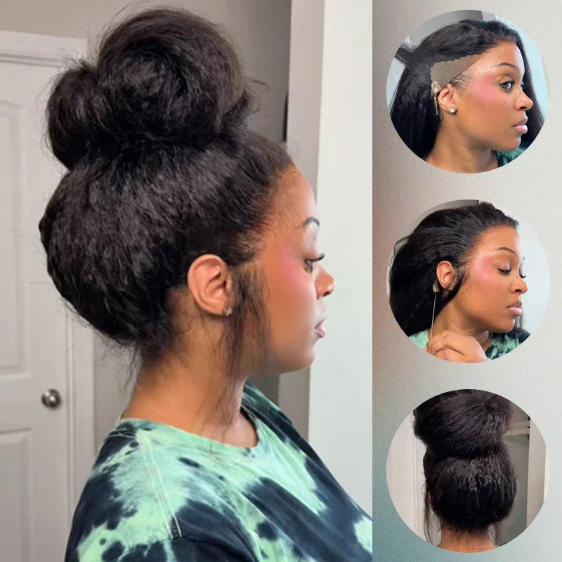 Natural Kinks | Kinky Curly Glueless HD Lace 360 Lace Wig Pre-Cut