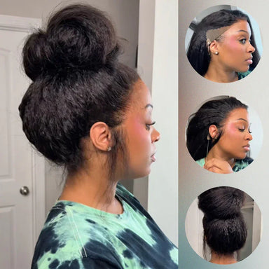 Natural Kinks | Kinky Curly Glueless HD Lace 360 Lace Wig Pre-Cut