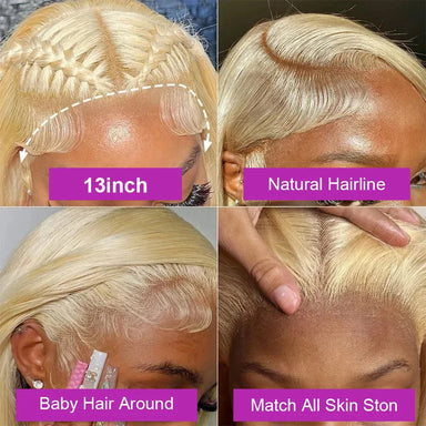 Natural Bounce | 613 Blonde Loose Wave Glueless HD Lace 13x6 Frontal Wig