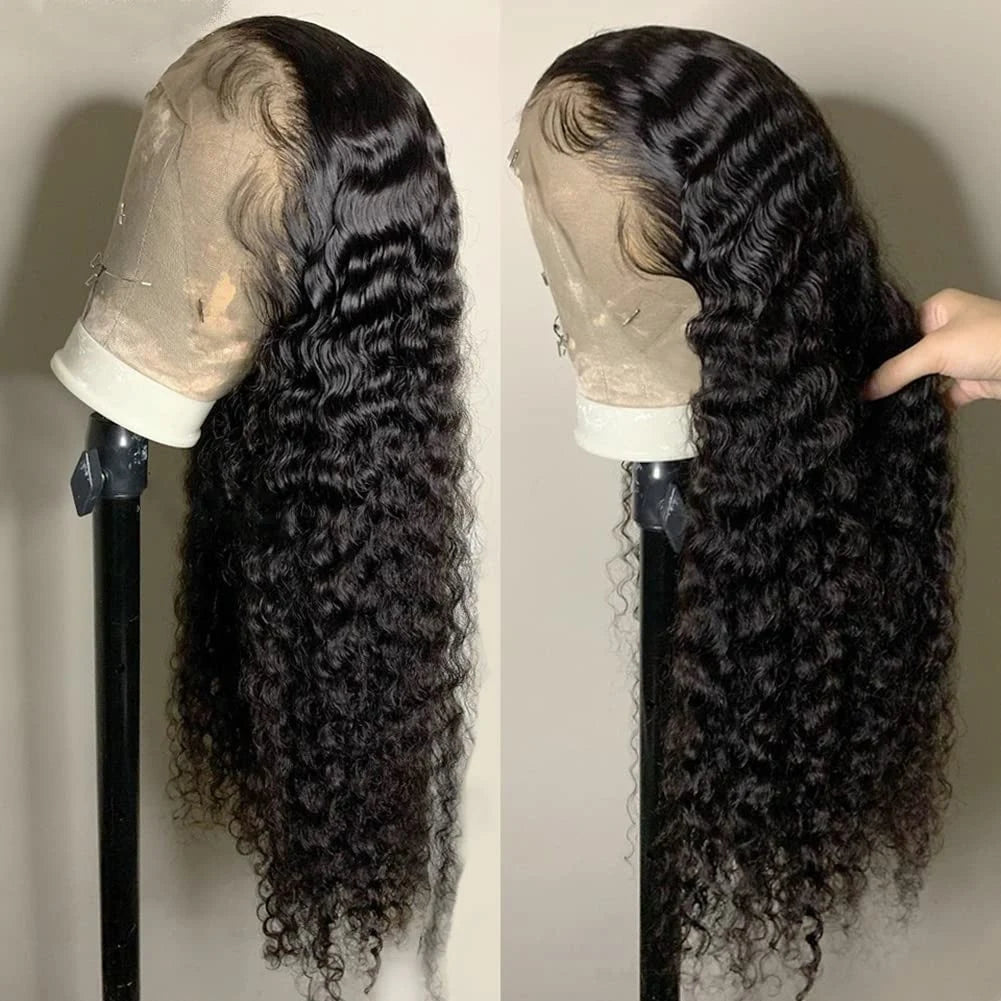 Throw On & Go | 250% High Density Deep Wave Glueless HD Lace 13x6 Frontal Wig by ShineEase