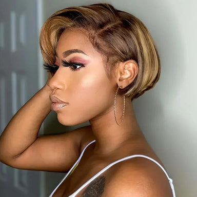 Sun-Kissed | Highlight Glueless HD Lace 13x4 Frontal Wig by LadyStardust