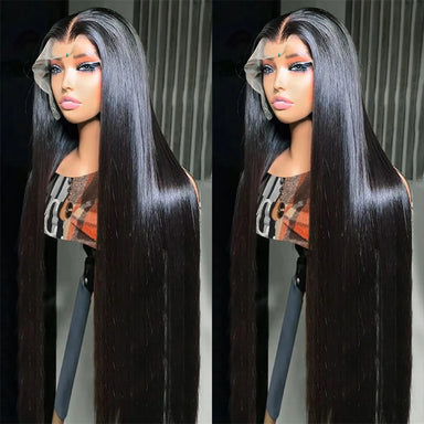 Classic Silk | 200% Density Straight Glueless HD Lace 13x6 Frontal Wig by NuoCheng Pre-Cut