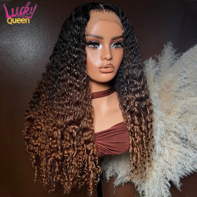 Trending Now | Brown Highlight Glueless HD Lace 13x6 Frontal Wig by Lucky Queen
