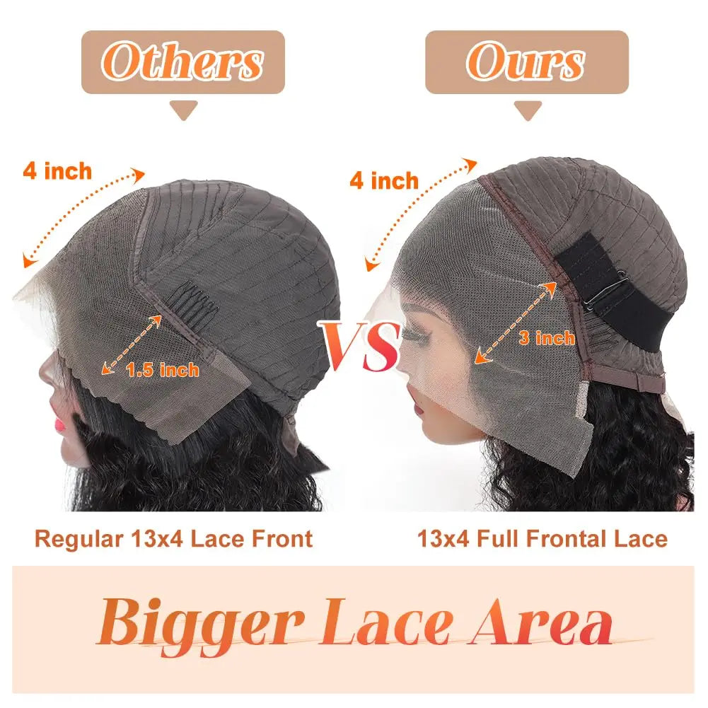 Wear & Go | 180% Density Water Wave Glueless HD Lace 13x4 Frontal Wig