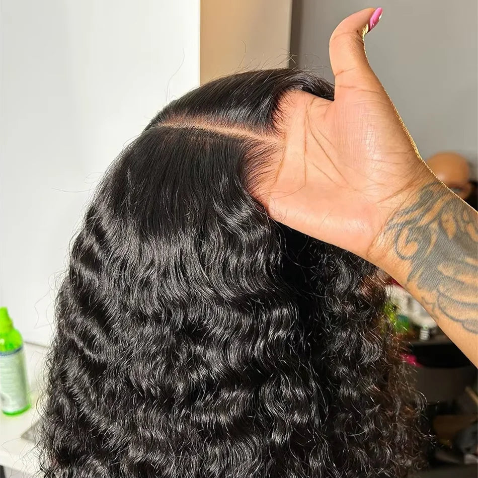 Ready To Wear | Deep Wave Glueless HD Lace 13x6 Frontal Wig Pre-Cut