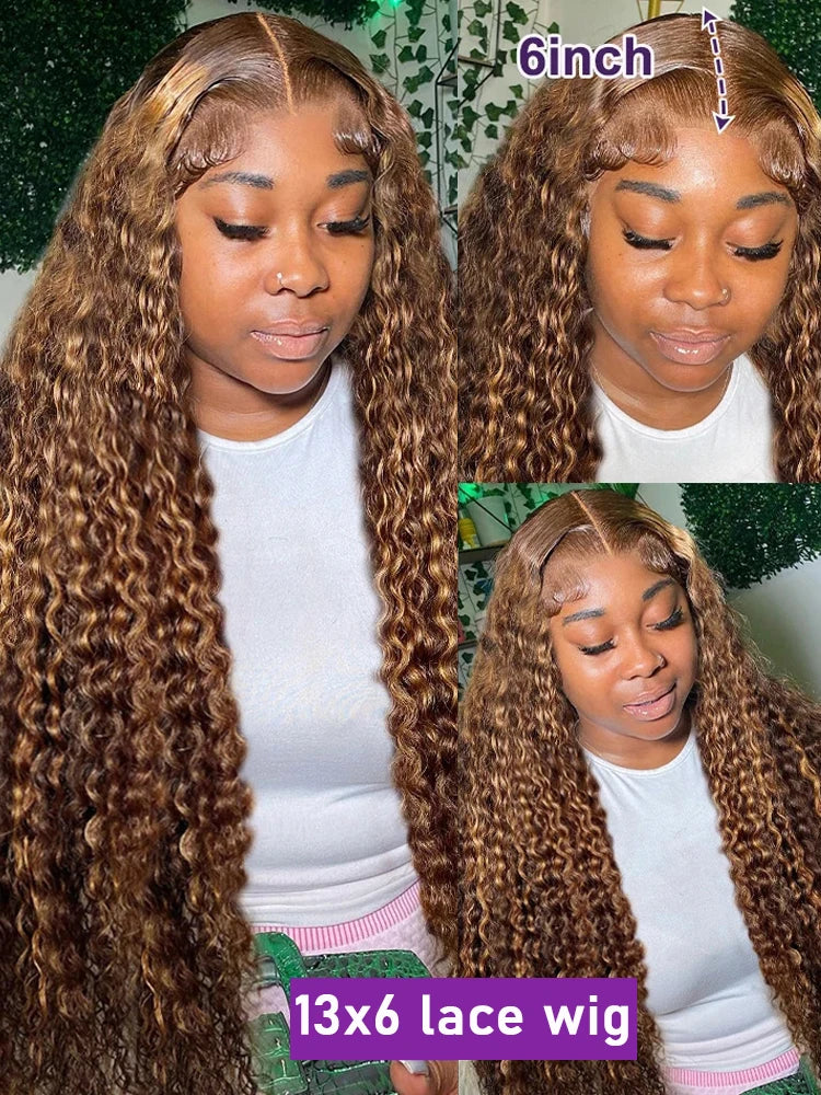 Wear & Go | Highlight Deep Wave Glueless HD Lace 13x6 Frontal Wig Pre-Cut — Top Seller