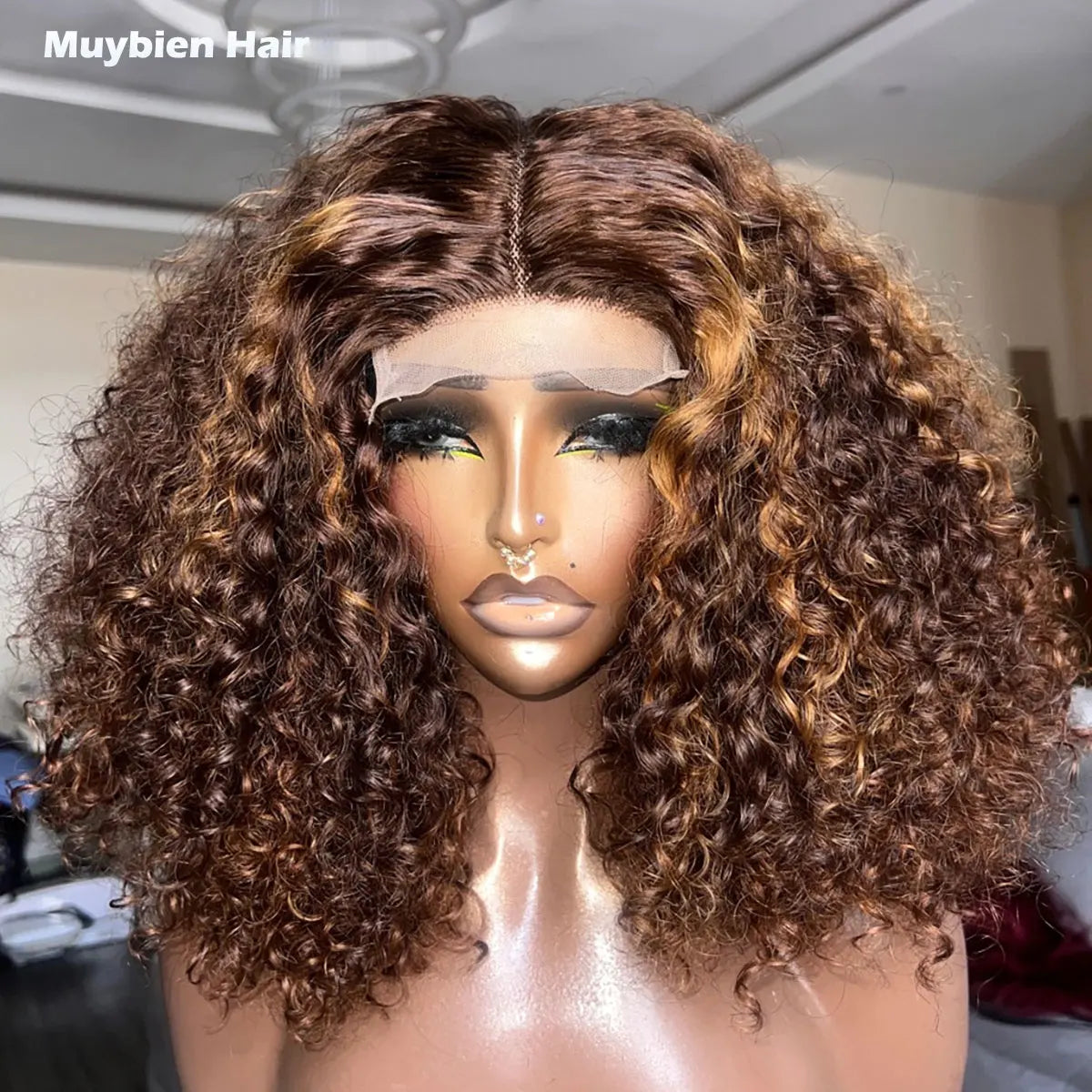 Sun-Kissed | Honey Brown Highlight Glueless HD Lace 13x4 Frontal Wig