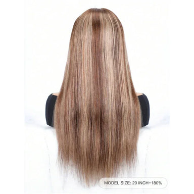 Color Pop | Honey Brown Highlight Glueless HD Lace 4x4 Closure Wig Pre-Cut