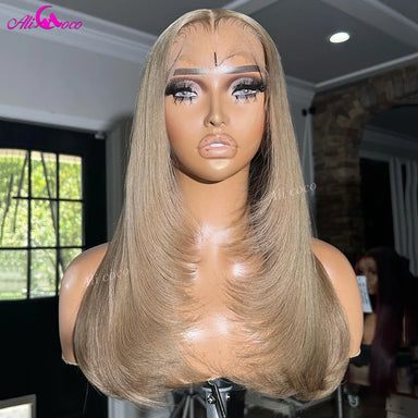 Polished Look | Straight Glueless HD Lace 13x6 Frontal ali coco Wig