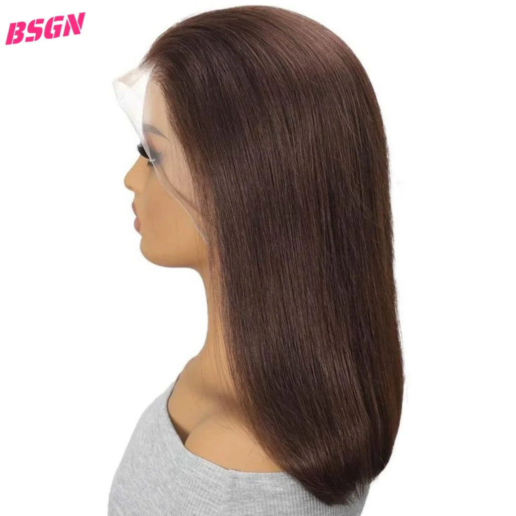 Short & Sassy | 200% Density Bob Glueless HD Lace 13x4 Frontal Bob Wig Pre-Cut