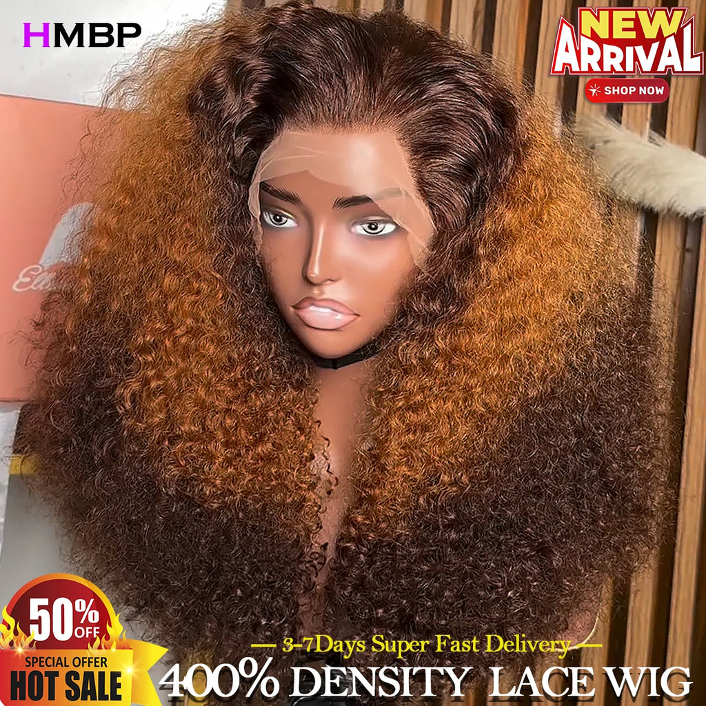 Big Curl Energy | 400% Super Density Kinky Curly Glueless HD Lace 13x6 Frontal Wig
