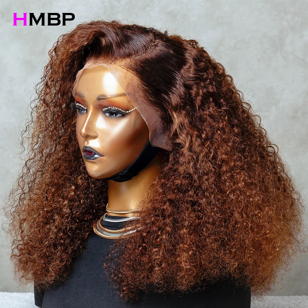 Curl Goals | 400% Super Density Kinky Curly Glueless HD Lace 360 Lace Wig by HMBP