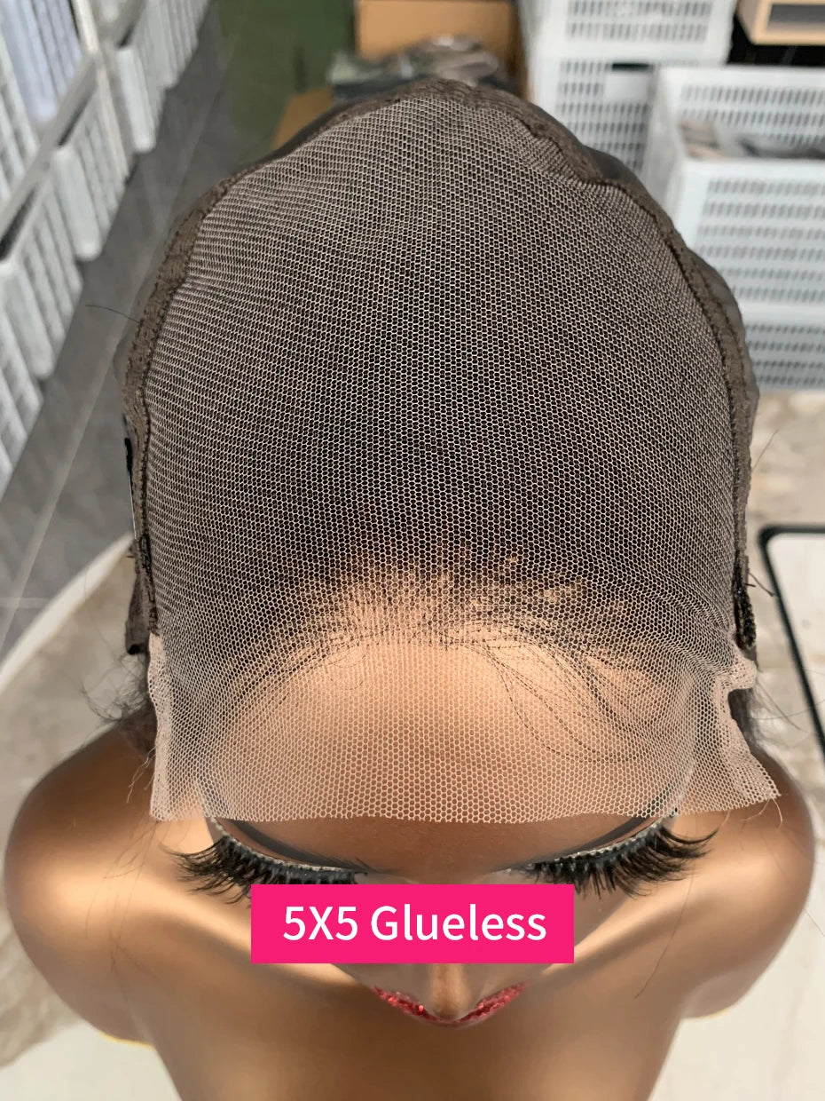 No Glue Needed | 250% High Density Wear & Go Glueless HD Lace 5x5 Closure Wig