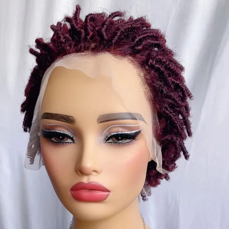Statement Look | Burgundy 99J Glueless HD Lace 13x4 Frontal Wig by GlamChicC