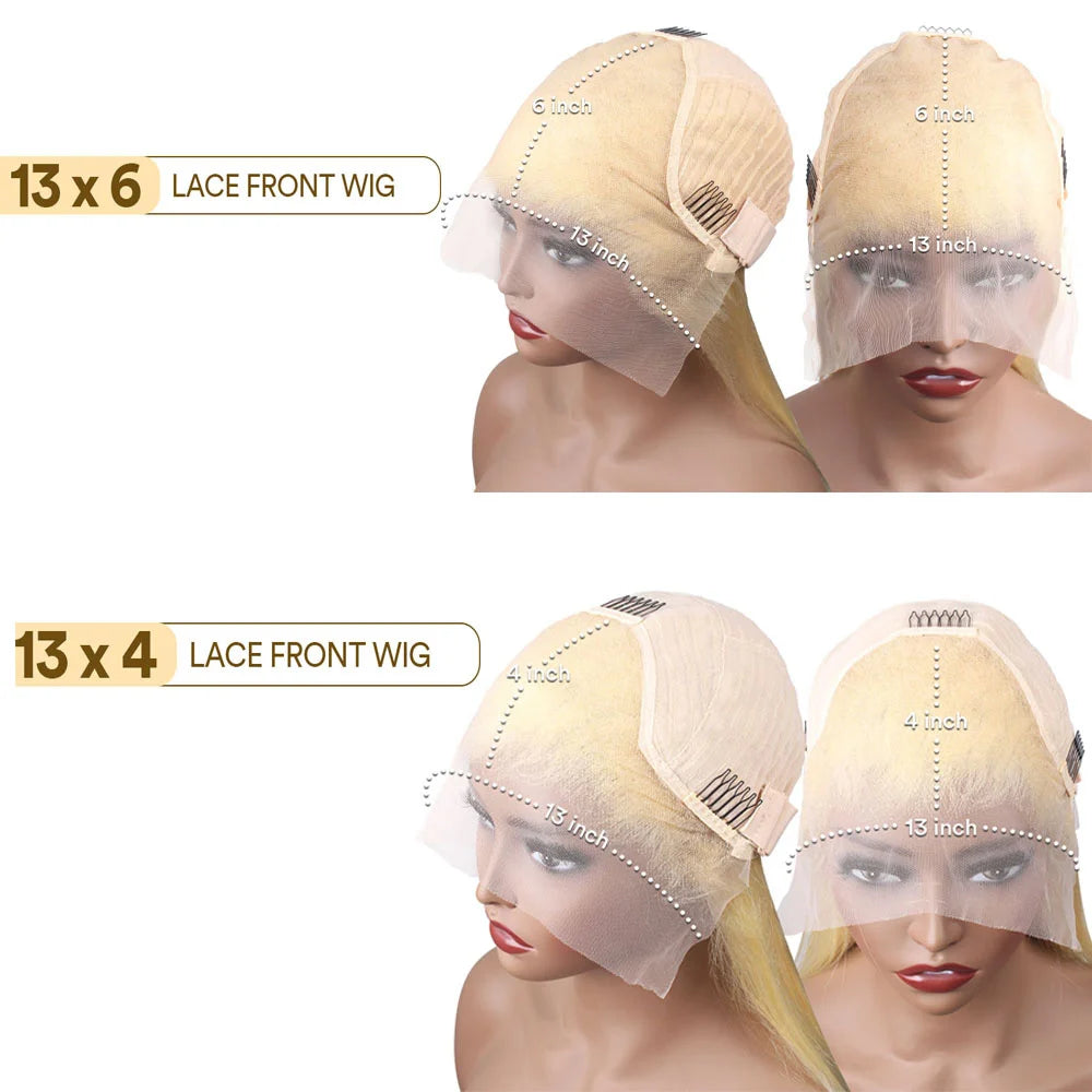 Bold Blonde | 220% Density 613 Blonde Glueless HD Lace 13x6 Frontal Wig