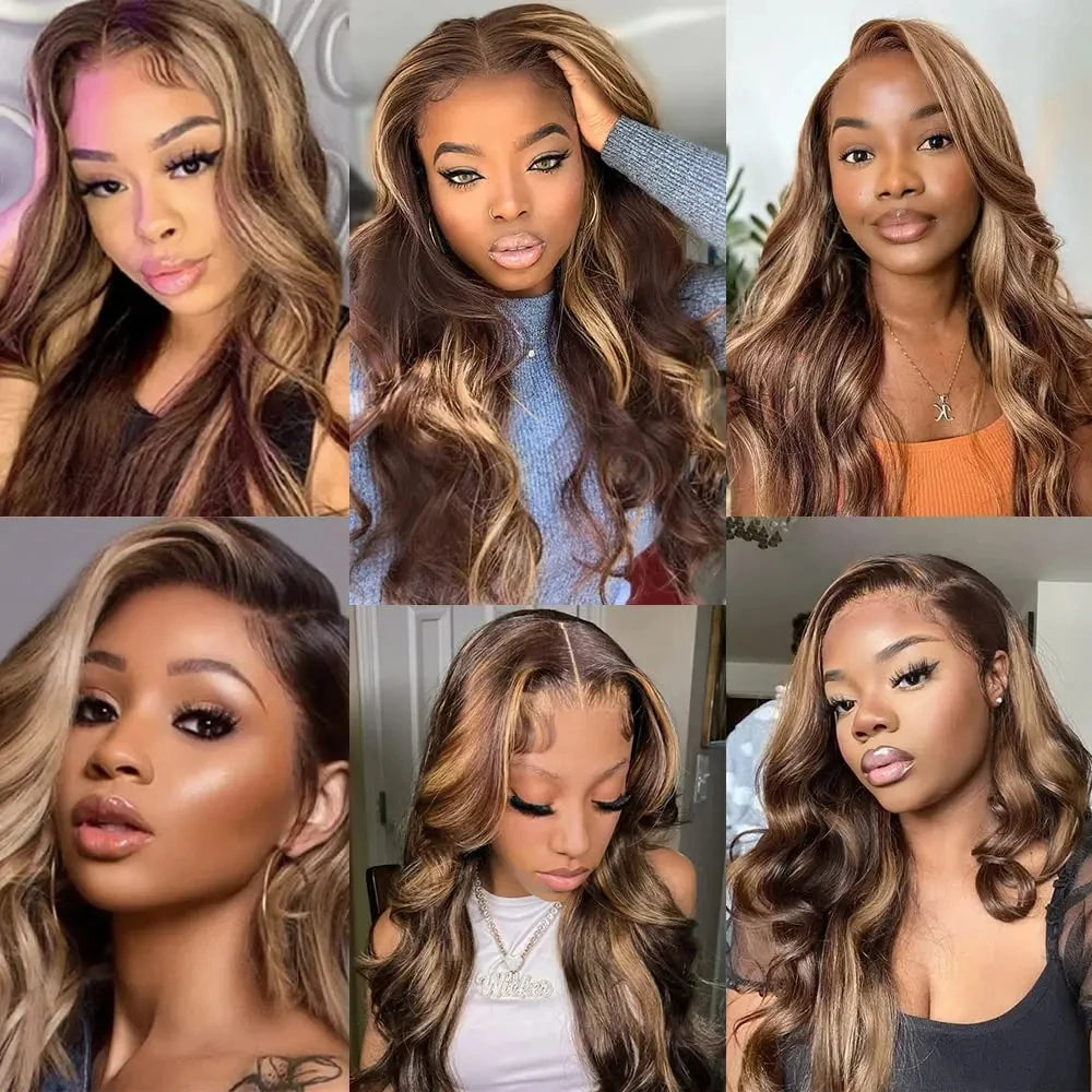 Effortless Glam | Highlight Loose Wave Glueless HD Lace 13x6 Frontal Wig — Best Seller