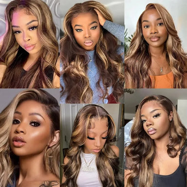 Effortless Glam | Highlight Loose Wave Glueless HD Lace 13x6 Frontal Wig — Best Seller