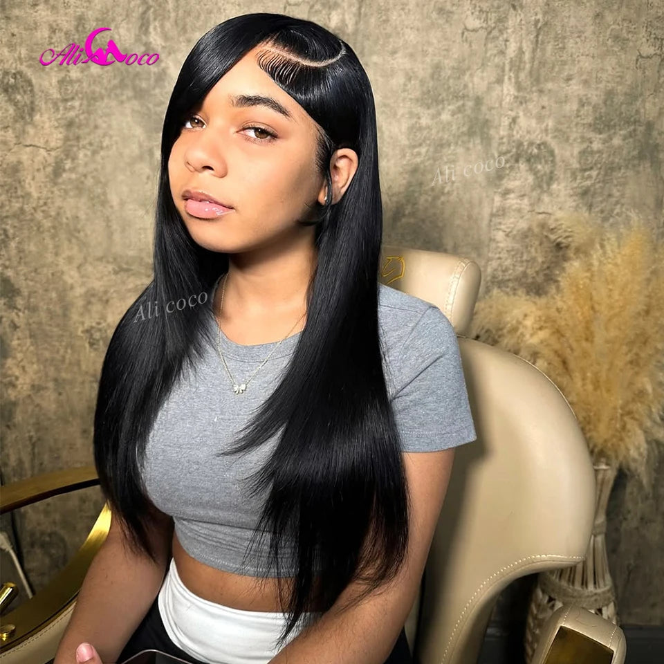 Sun-Kissed | Brown Highlight 180% Density Highlight Glueless HD Lace 13x6 Frontal Wig Pre-Cut