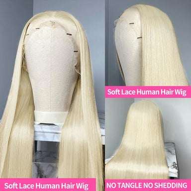 Blonde Vibes | Honey Brown Highlight 250% High Density 613 Blonde Glueless HD Lace 13x6 Frontal Wig