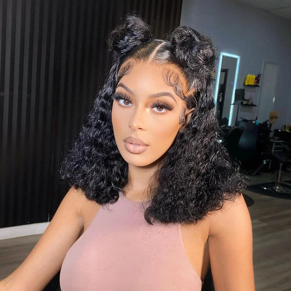 Throw On & Go | 200% Density Water Wave Glueless HD Lace 13x4 Frontal Duolux Hair Wig