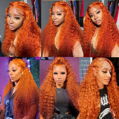 Throw On & Go | Ginger Deep Wave Glueless HD Lace 13x6 Frontal Wig