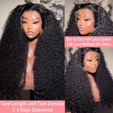 Throw On & Go | Deep Wave Glueless HD Lace 13x6 Frontal Wig by Melody