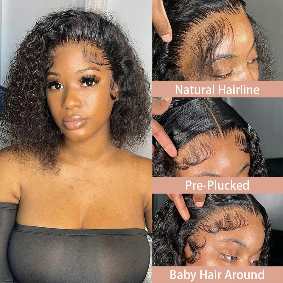 Effortless Waves | 200% Density Water Wave Glueless HD Lace 13x4 Frontal Umi Wig