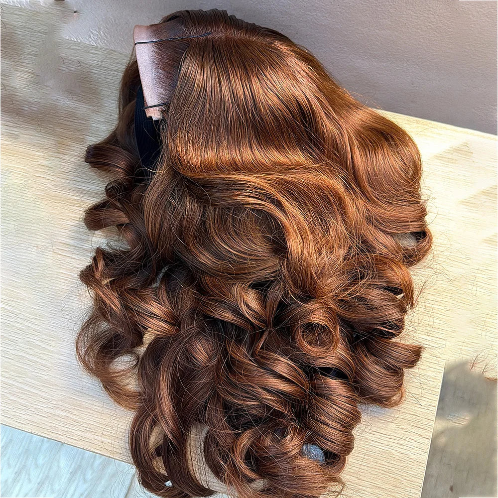 Curl Goals | 400% Super Density Kinky Curly Glueless HD Lace 13x4 Frontal Wig Pre-Cut