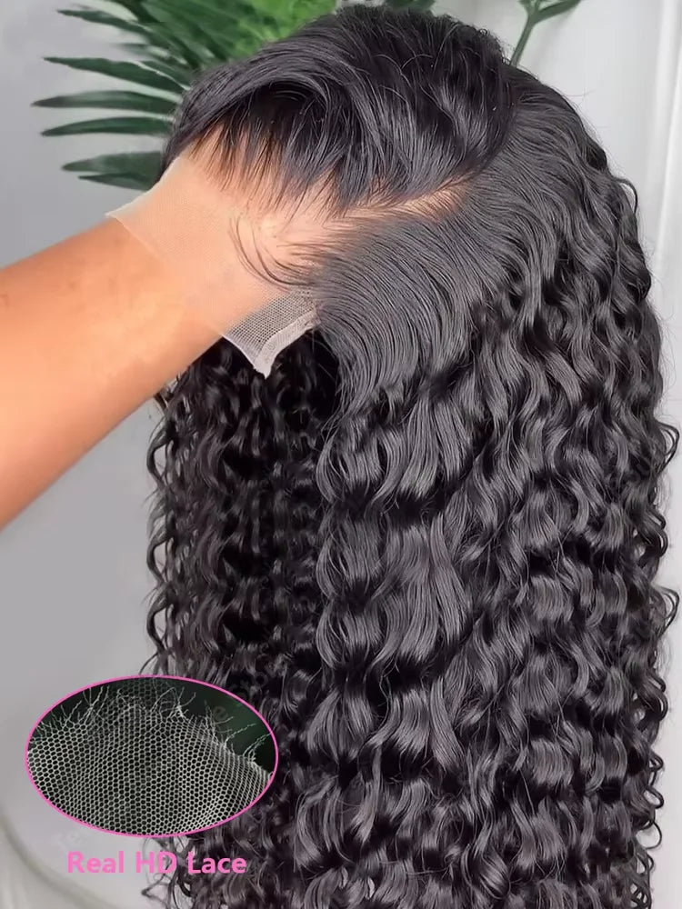 Ready To Wear | Deep Wave Glueless HD Lace 13x4 Frontal Monna Human Hair Bundles Wig