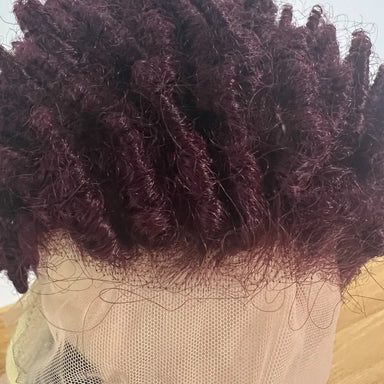 Statement Look | Burgundy 99J Glueless HD Lace 13x4 Frontal Wig by GlamChicC