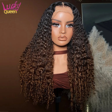 Trending Now | Brown Highlight Glueless HD Lace 13x6 Frontal Wig by Lucky Queen