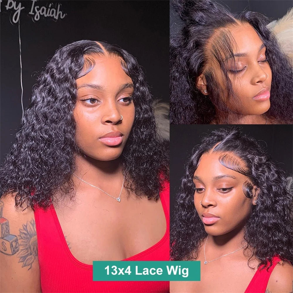 Throw On & Go | 180% Density Deep Wave Glueless HD Lace 13x6 Frontal Wig