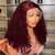 Wear & Go | Burgundy 99J Water Wave Glueless HD Lace 13x4 Frontal Wig