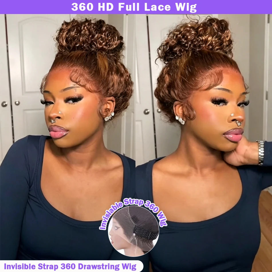 Ready To Wear | Highlight Deep Wave Glueless HD Lace 360 Lace Wig Pre-Cut