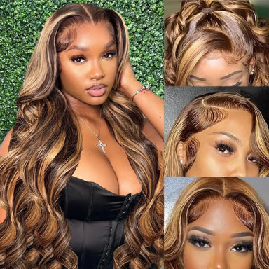 Effortless Glam | Highlight Loose Wave Glueless HD Lace 13x6 Frontal Wig — Best Seller