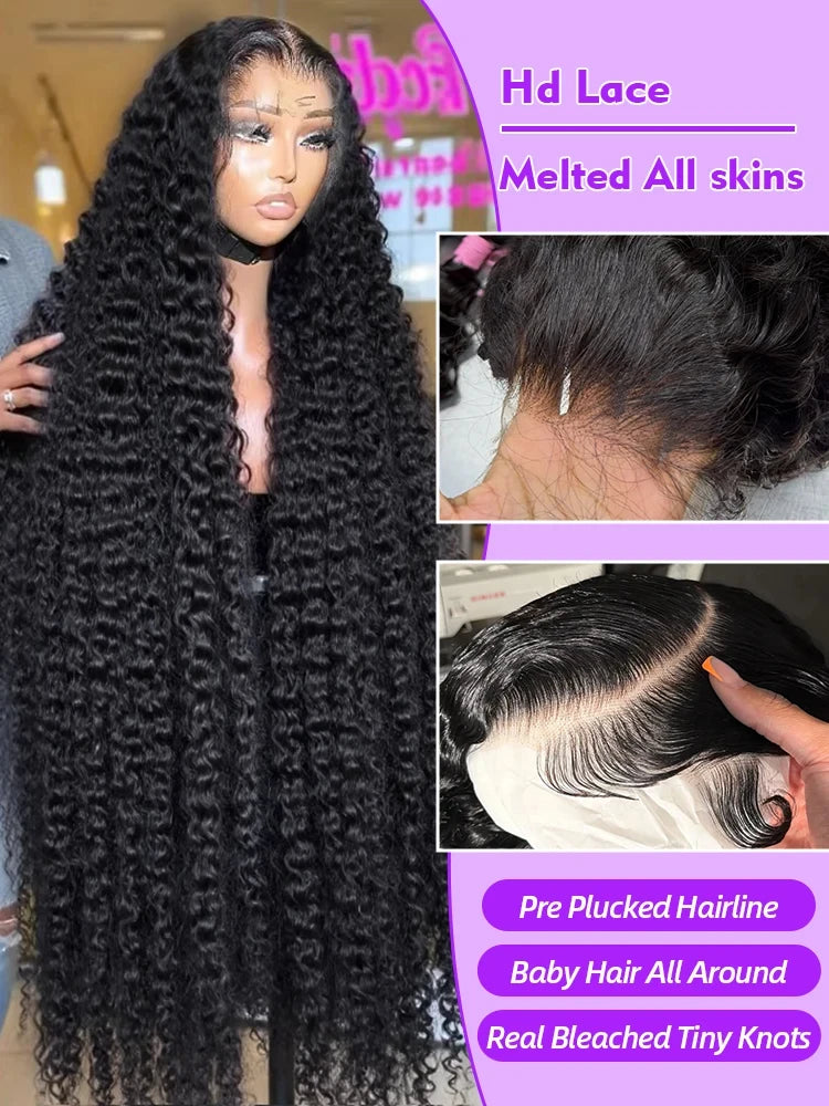 Ready To Wear | 220% Density Deep Wave Glueless HD Lace 13x6 Frontal Wig