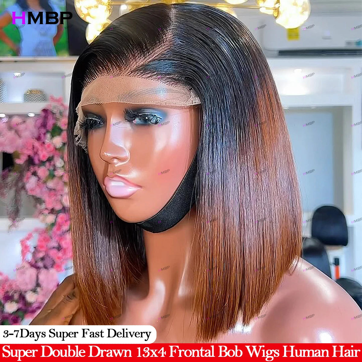 Trending Now | Brown Highlight Glueless HD Lace 13x6 Frontal Wig