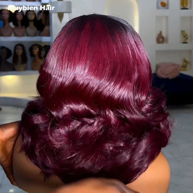 Effortless Glam | Burgundy 99J Loose Wave Glueless HD Lace 13x4 Frontal Wig